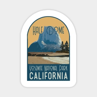 Half Dome Yosemite Decal Magnet