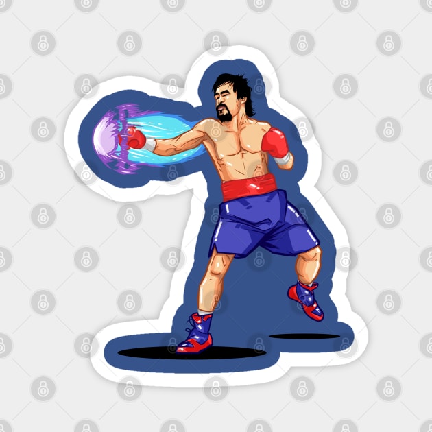 Street Pacman Fighter Magnet by akyanyme