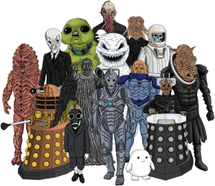 Doctor Who - Monsters Are Real Magnet