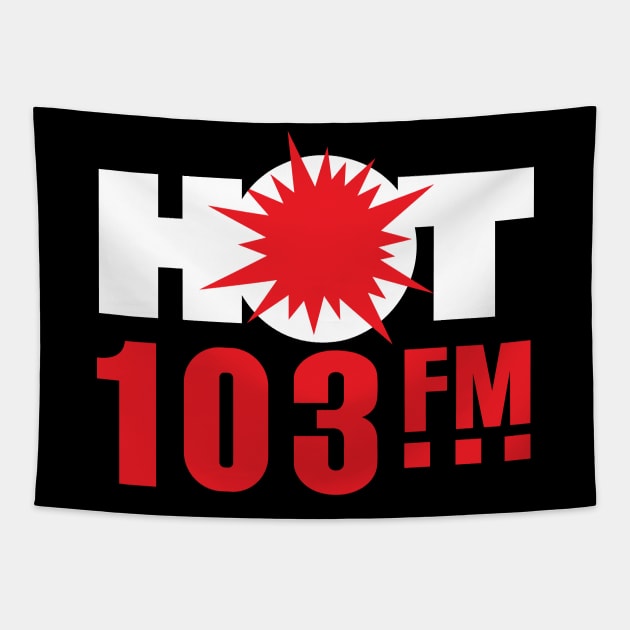 Hot 103.5 WQHT Radio T-Shirt Tapestry by Ranter2887