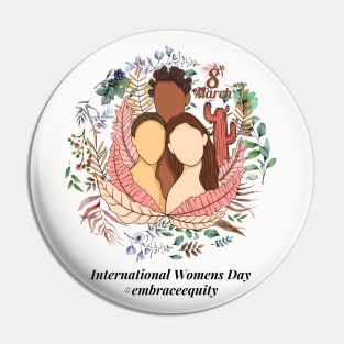 embrace equity international women's day 2023 Pin