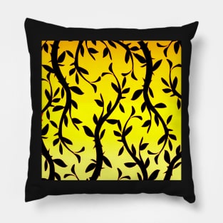 Horned vines Pillow