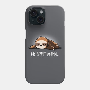 Cute Funny Sloth Lazy Animal Lover Quote Artwork Phone Case