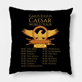 Gaius Julius Caesar World Tour Pillow