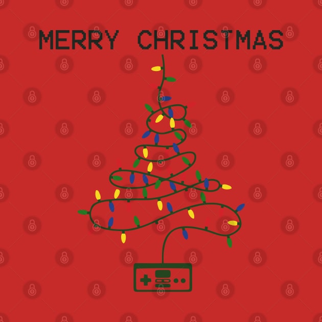 Christmas 'Joystick' Tree by CreatenewARTees