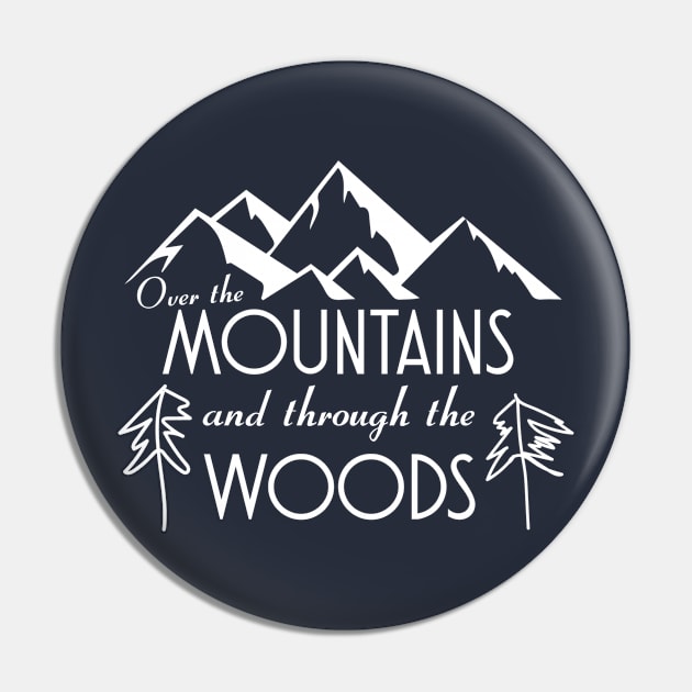 Hiking Design Pin by abbyhikeshop