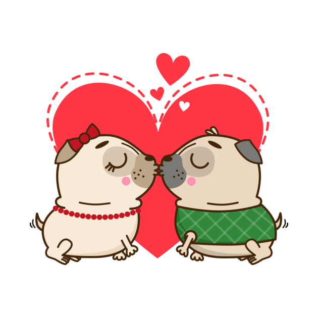 Pugs in Love by PugLife