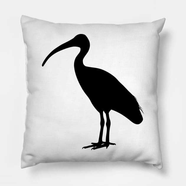 Silhouette Bin Chicken Pillow by BinChickenBaby