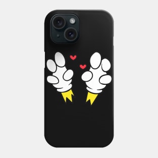 Dope hands grabbing action cartoon illustration Phone Case