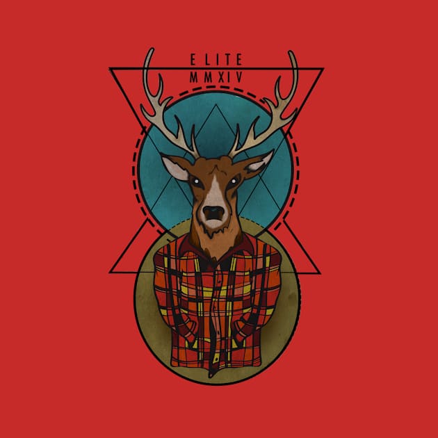 Stag in Shirt by EliteMMXIV