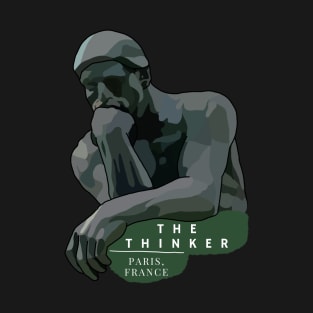 "The Thinker" Statue Paris, France T-Shirt