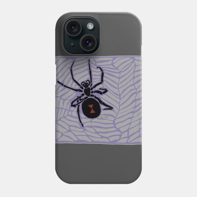 Black Widow (Gothic) Phone Case by JSnipe