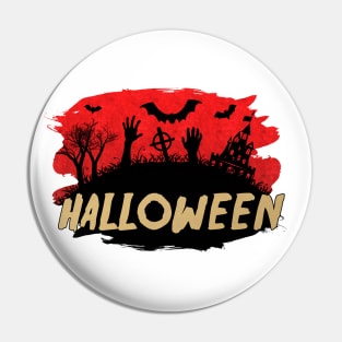 Scary Haunted Cemetery Halloween Zombie Party Cool Costume Idea Pin