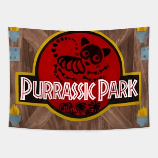 Purrasic Park Tapestry