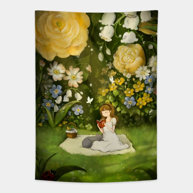 The Secret Garden Tapestry by LUNA