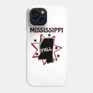 Mississippi State Pride Y'all Phone Case