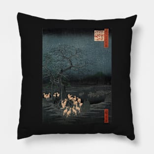 New Year's Eve Foxfires at the Changing Tree Pillow