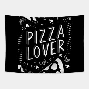 Pizza lover hand lettering Tapestry