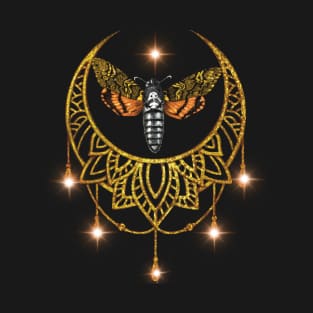 Death head moth and crescent moon T-Shirt