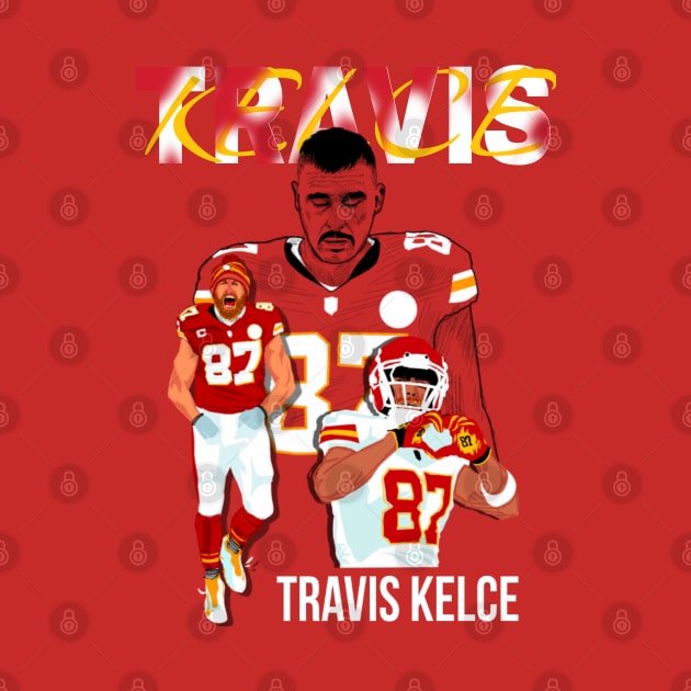 Travis Kelce 87 by Mic jr