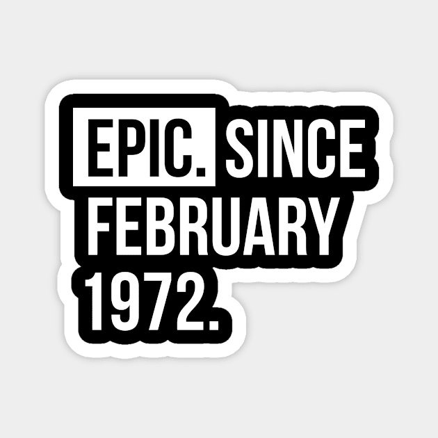 EPIC Since February 1972 Magnet by hoopoe