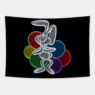 Trix neon style bg Tapestry