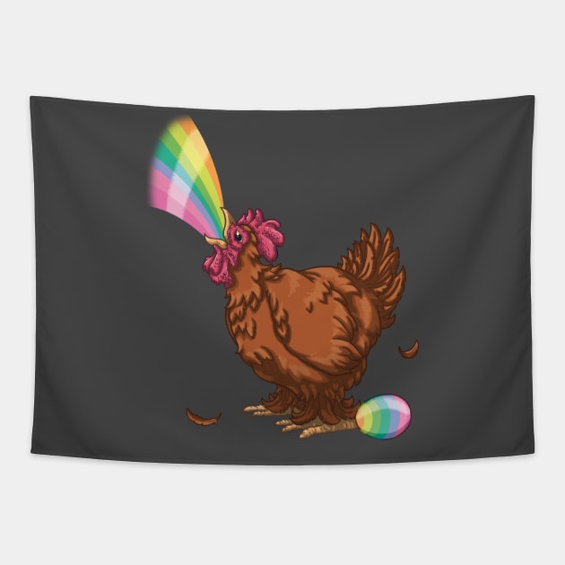 The Hue Hen Tapestry by ExplorerInResidence