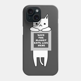 Best cats funny qoutes t-shirts Phone Case