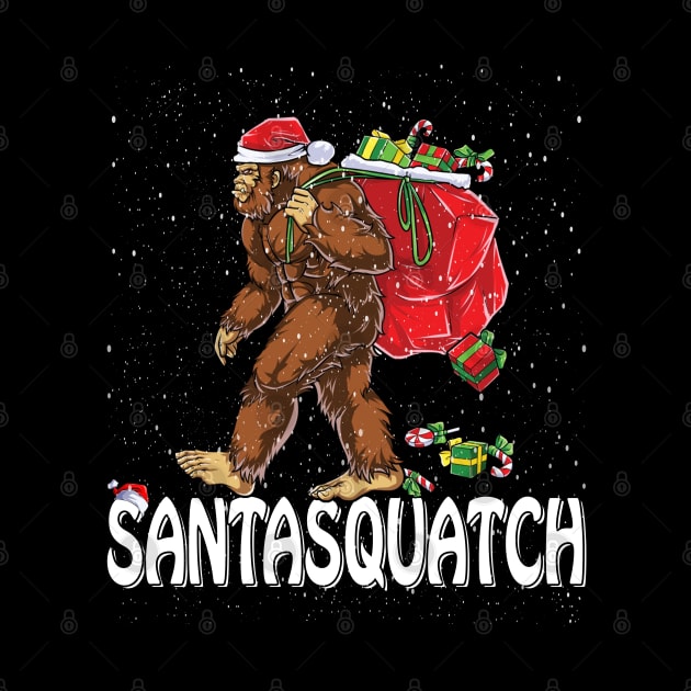 Santasquatch Bigfoot Sasquatch Ugly Christmas by intelus