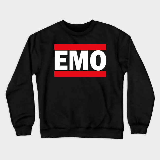Emo Pop Punk Red And Black Emo Crewneck Sweatshirt Teepublic Au