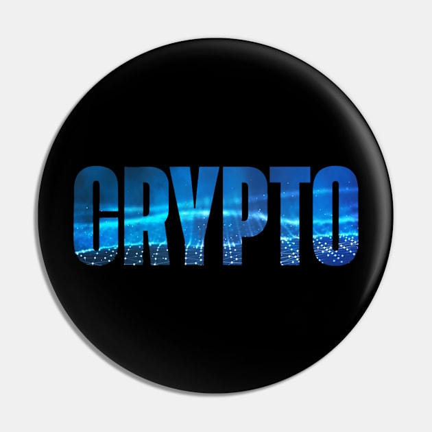 Crypto T-shirt Pin by NOMAD73