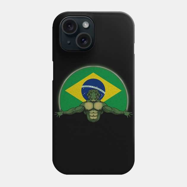 Gator Brazil Phone Case by RampArt