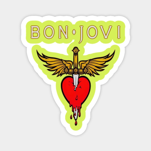 Bon Jovi Band Logo Magnet by fitriadevina