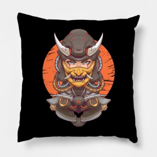 Mecha Geisha Pillow