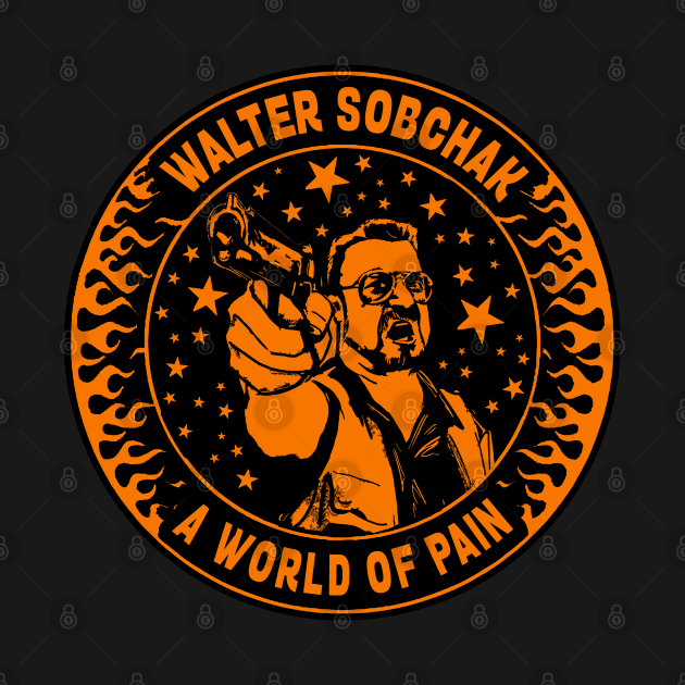Walter Sobchak - A world of pain (Colour) by CosmicAngerDesign