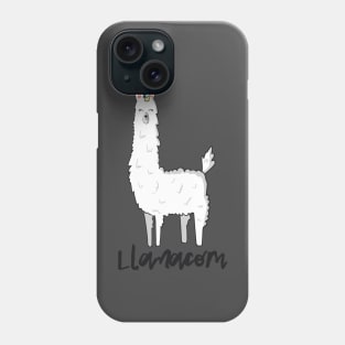 Llamacorn, Funny Llama With Unicorn Horn T Shirt Phone Case