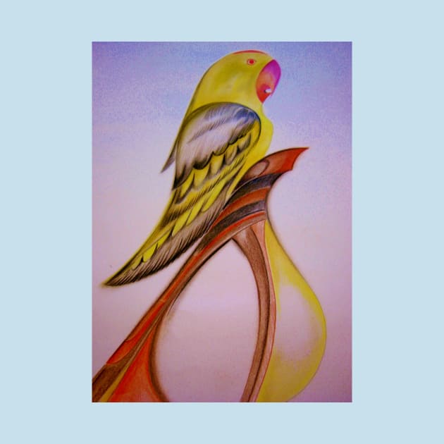 ART DECO COCKATIEL by jacquline8689