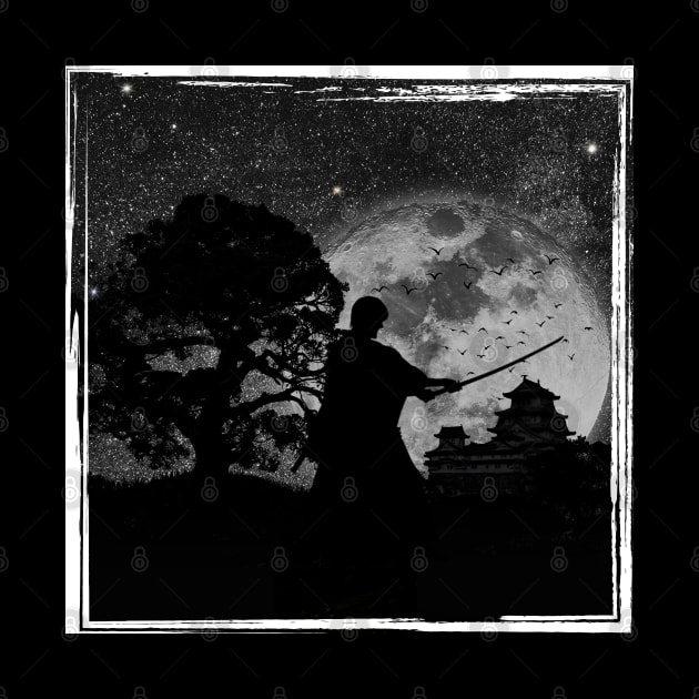 Moonlit Samurai: A Tribute to Japanese Tradition by Smiling-Faces