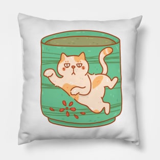 Matcha Cat Pillow