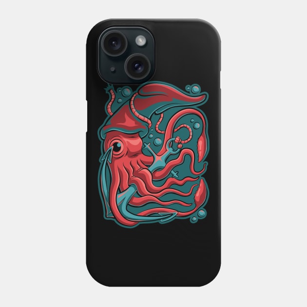 Squid Phone Case by StephenHartman