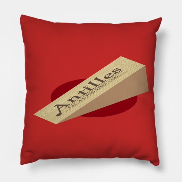 Antilles Wedge Pillow by ctlart