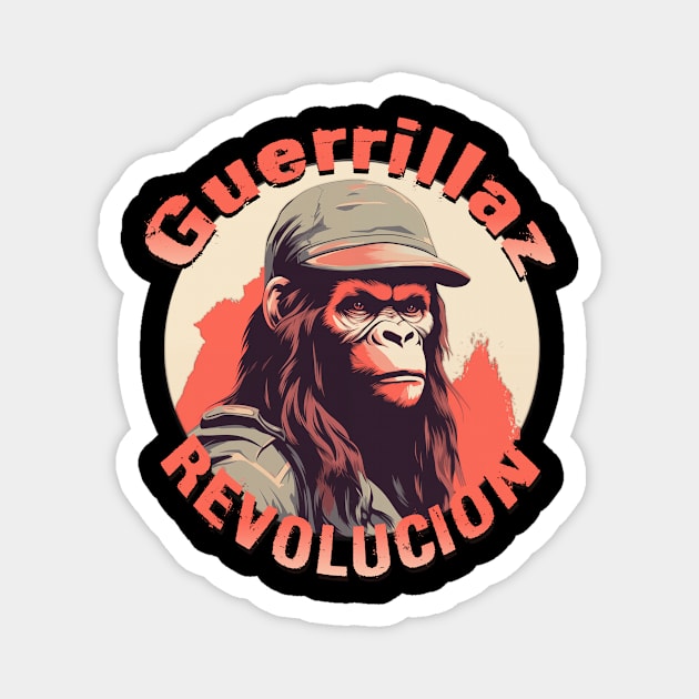 Guerrillaz Revolucion #1: Embrace the Revolution for Change Magnet by The Dude