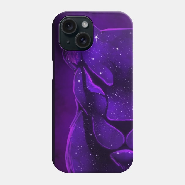 Space Lion Phone Case by Oreramar