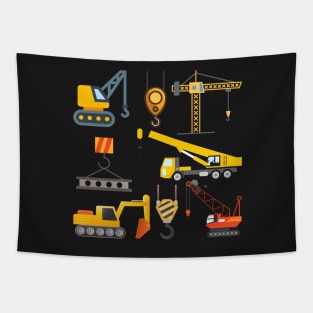 Heavy earth mover construction machines Tapestry