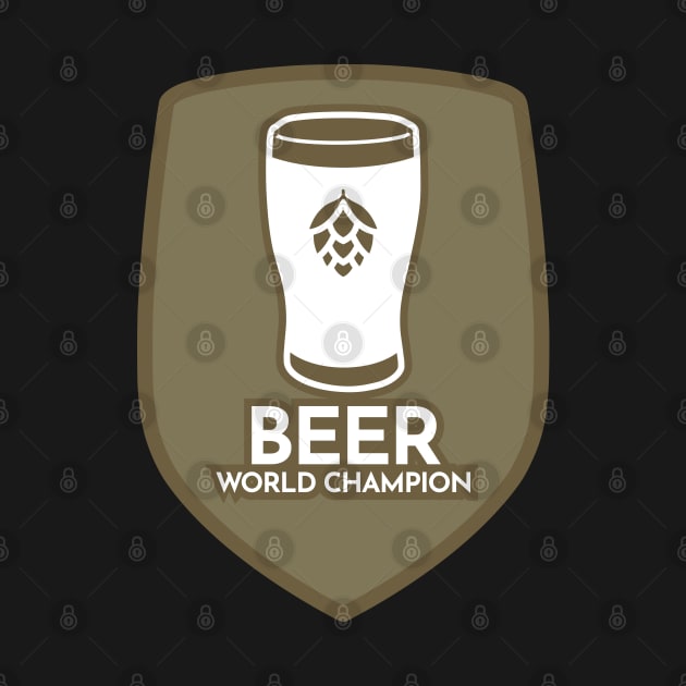 Beer World Champion Badge by TKsuited