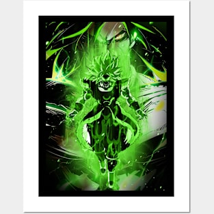 GOGETA SSJ BLUE VS BROLY THE LEGENDARY SUPER SAIYAN Art Print by