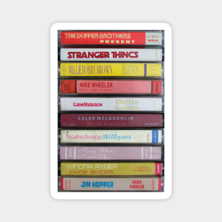 Stranger Things Cassettes Magnet