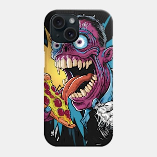 Wild-eyed Pizza Enthusiast Phone Case