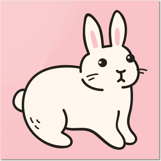 Cute Bunny Rabbit Doodle Drawing