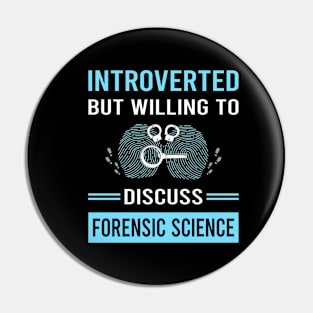 Introverted Forensic Science Forensics Pin